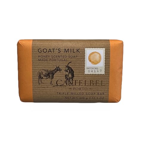 Castelbel Porto Goat's Milk Honey Scented Triple-Milled Soap Bar Beauty & Personal Care Castelbel Porto