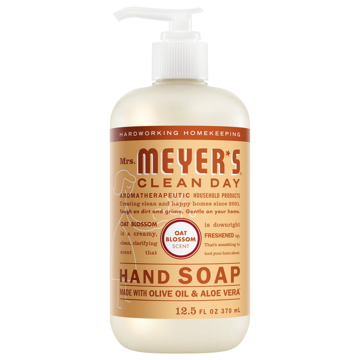 MRS. MEYER'S CLEAN DAY Hand Soap, Oat Blossom Scent, 12.5 Fl Oz Bottle Beauty & Personal Care Mrs. MEYER'S