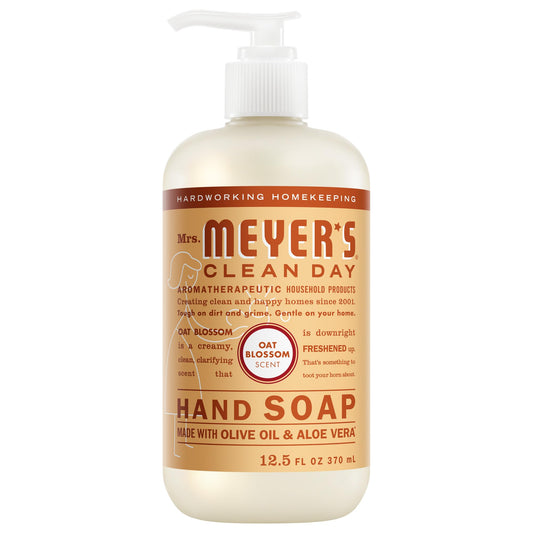 MRS. MEYER'S CLEAN DAY Hand Soap, Oat Blossom Scent, 12.5 Fl Oz Bottle Beauty & Personal Care Mrs. MEYER'S