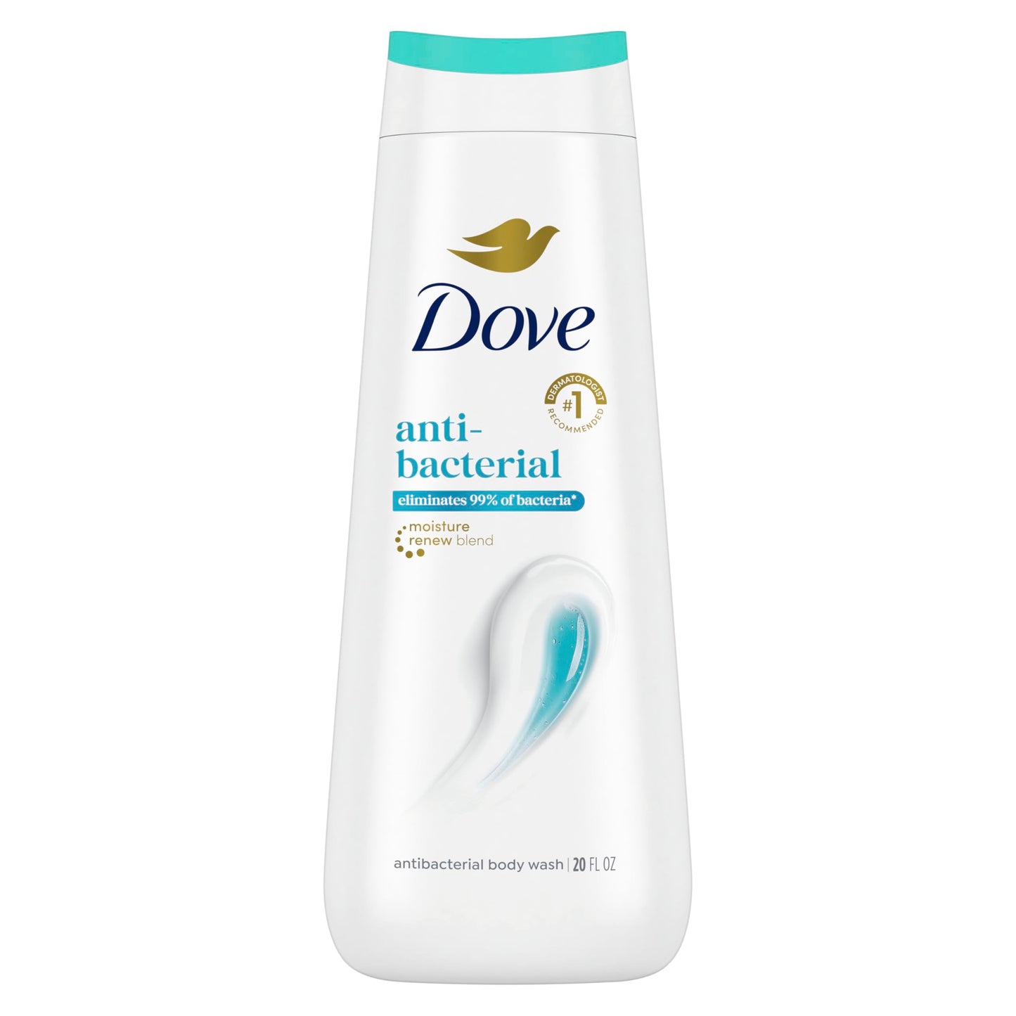 Dove Body Wash Antibacterial For All Skin Types Protects from Dryness 20 oz Beauty & Personal Care Dove