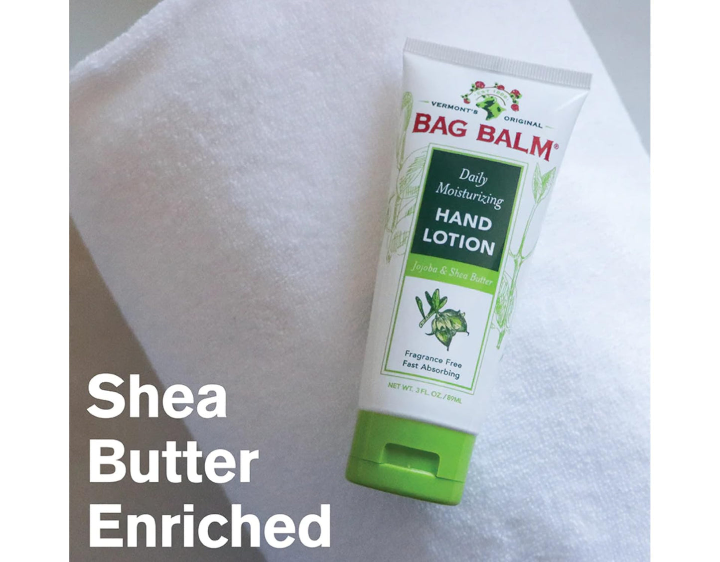 Bag Balm, Daily Moisturizing Hand & Body Lotion, Fragrance Free, 3 fl oz (89 ml) Beauty & Personal Care Bag Balm