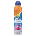 Banana Boat Sport CoolZone Sunscreen Spray SPF 50 Plus Broad Spectrum UVA UVB Water Resistant 80 Minutes Lightweight Instant Cooling 6 oz Beauty & Personal Care Banana Boat