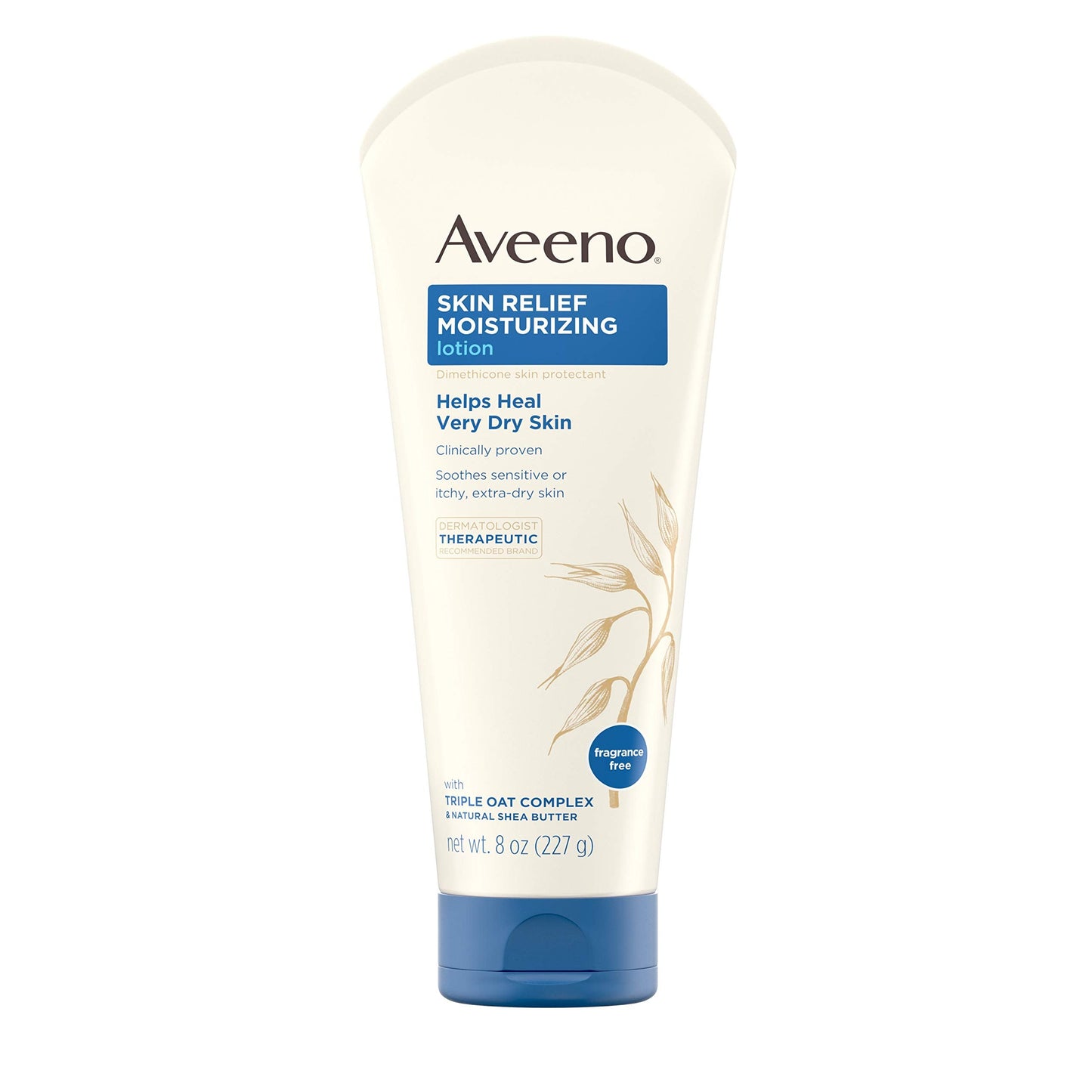 Aveeno Skin Relief 24-Hour Moisturizing Lotion for Sensitive Skin with Natural Shea Butter & Triple Oat Complex, Unscented Therapeutic Lotion Beauty & Personal Care Aveeno