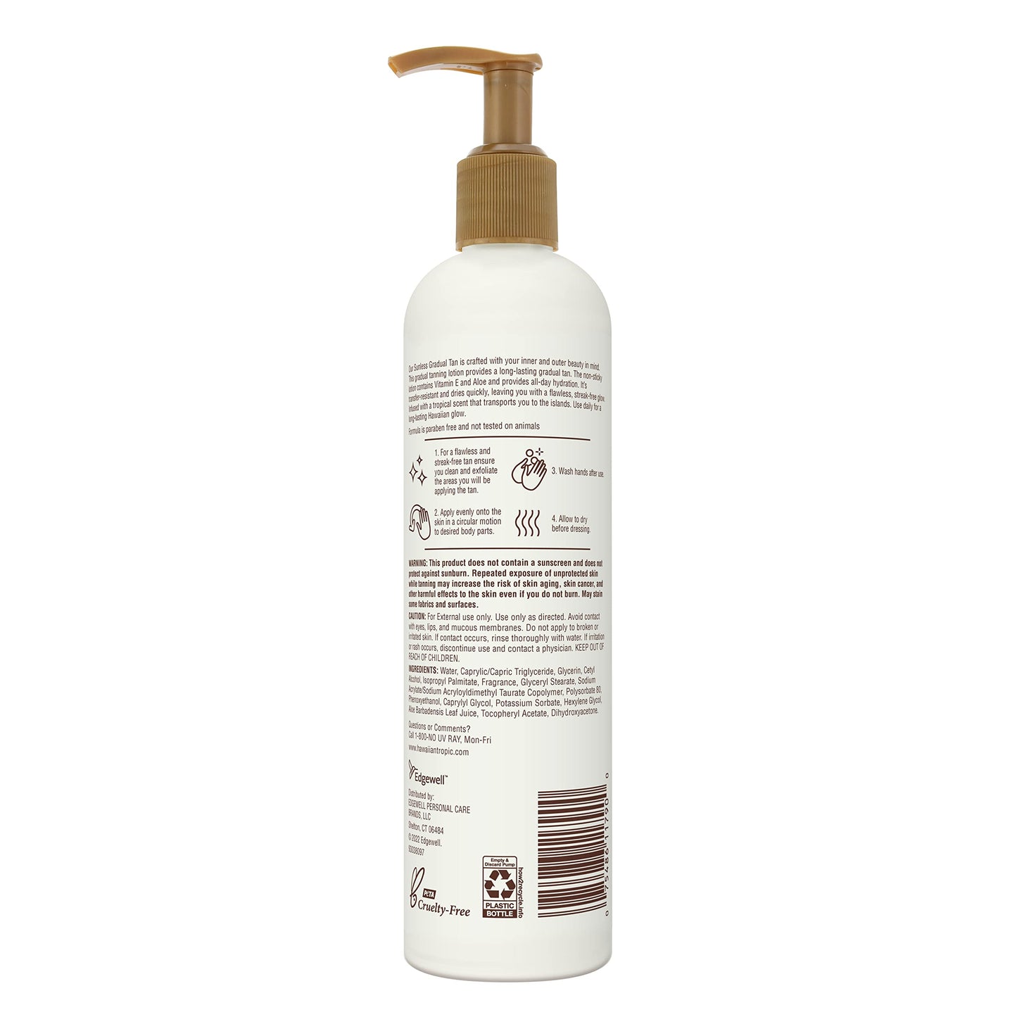 Hawaiian Tropic Aloha Glow Gradual Self Tanning Lotion, 12.6 fl oz | Sunless Tanning Lotion Self Tanner, 12.6 fl oz Beauty & Personal Care Hawaiian Tropic