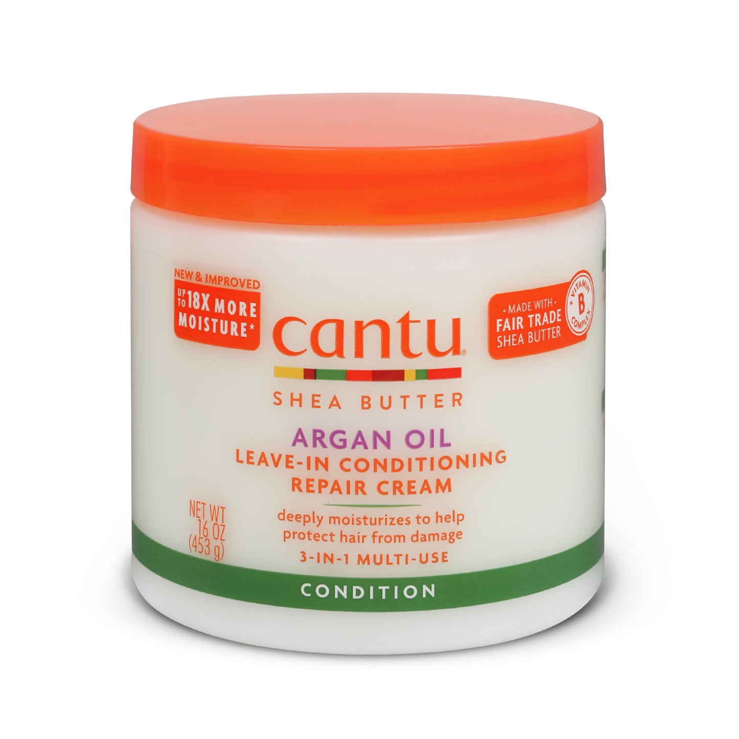 Cantu Argan Oil Leave in Conditioning Repair Cream, 16 Ounce Beauty & Personal Care Cantu