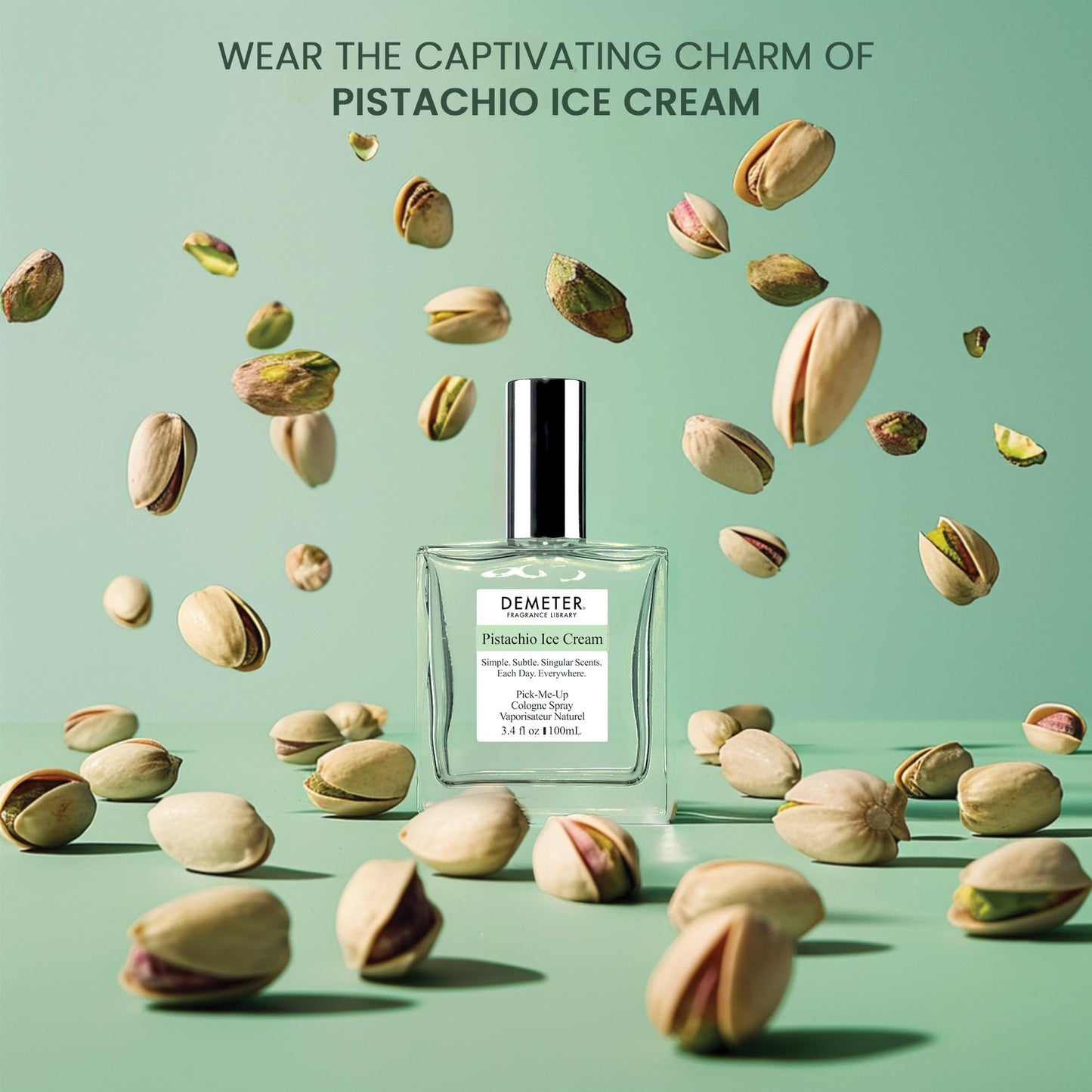 DEMETER Pistachio Ice Cream 3.4 oz. Cologne Spray, Perfume for Women and Men Beauty & Personal Care DEMETER
