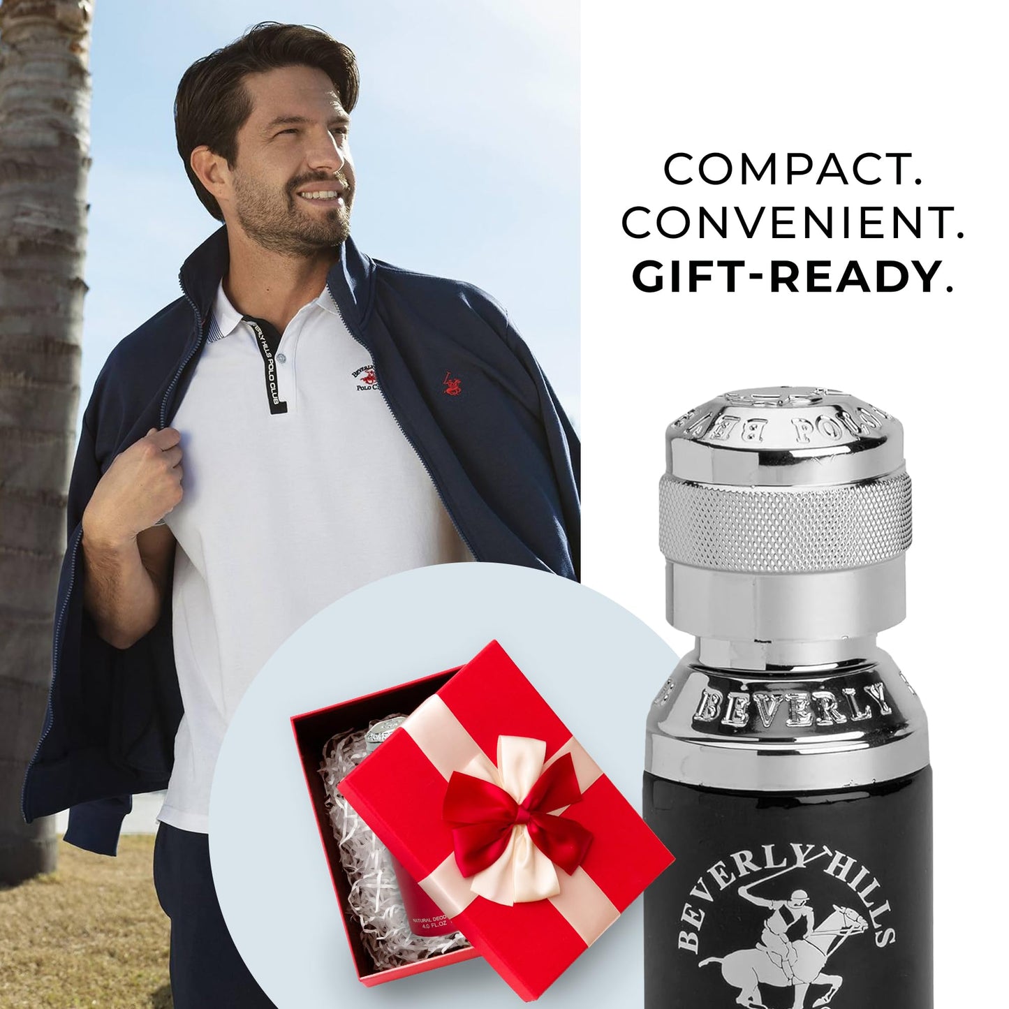 Beverly Hills Polo Club BHPC Men's Eau De Toilette Bonus Pack | Sexy Scent | Long-Lasting Fragrance with Portable Pocket Spray Beauty & Personal Care Beverly Hills Polo Club