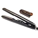 U9 Professional 1 Inch 450F Adjustable Temperature Ionic Tourmaline Ceramic Plate Dual Voltage Super Smooth Round Barrel Hair Straightener Flat Iron Beauty & Personal Care U9