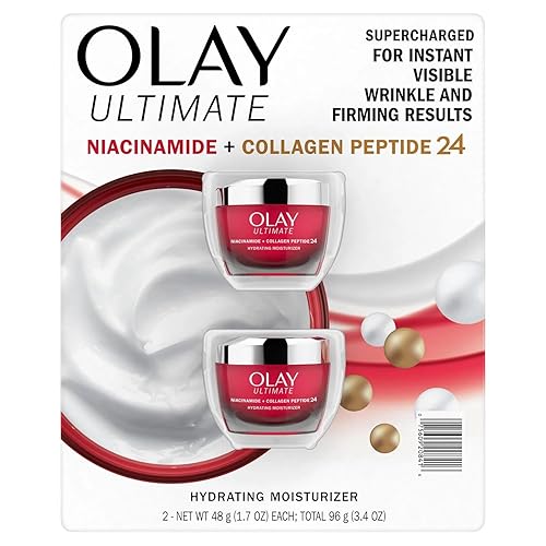 Olay Ultimate Niacinamide + Collagen Hydrating Moisturizer, 1.7 Ounce (2 Pack) Beauty & Personal Care Olay