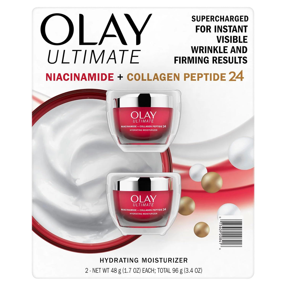 Olay Ultimate Niacinamide + Collagen Hydrating Moisturizer, 1.7 Ounce (2 Pack) Beauty & Personal Care Olay