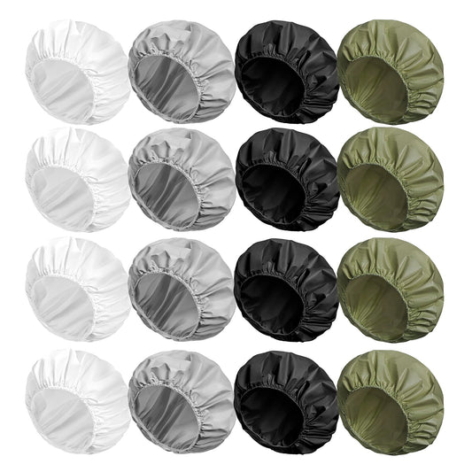 16 PCS Shower Caps for Women, Double Side Waterproof Shower Cap, Reusable Elastic Bath Caps for Shower, EVA Bathing Shower Caps, Bath Hair Caps Beauty and Personal Care CHFONG Default Title