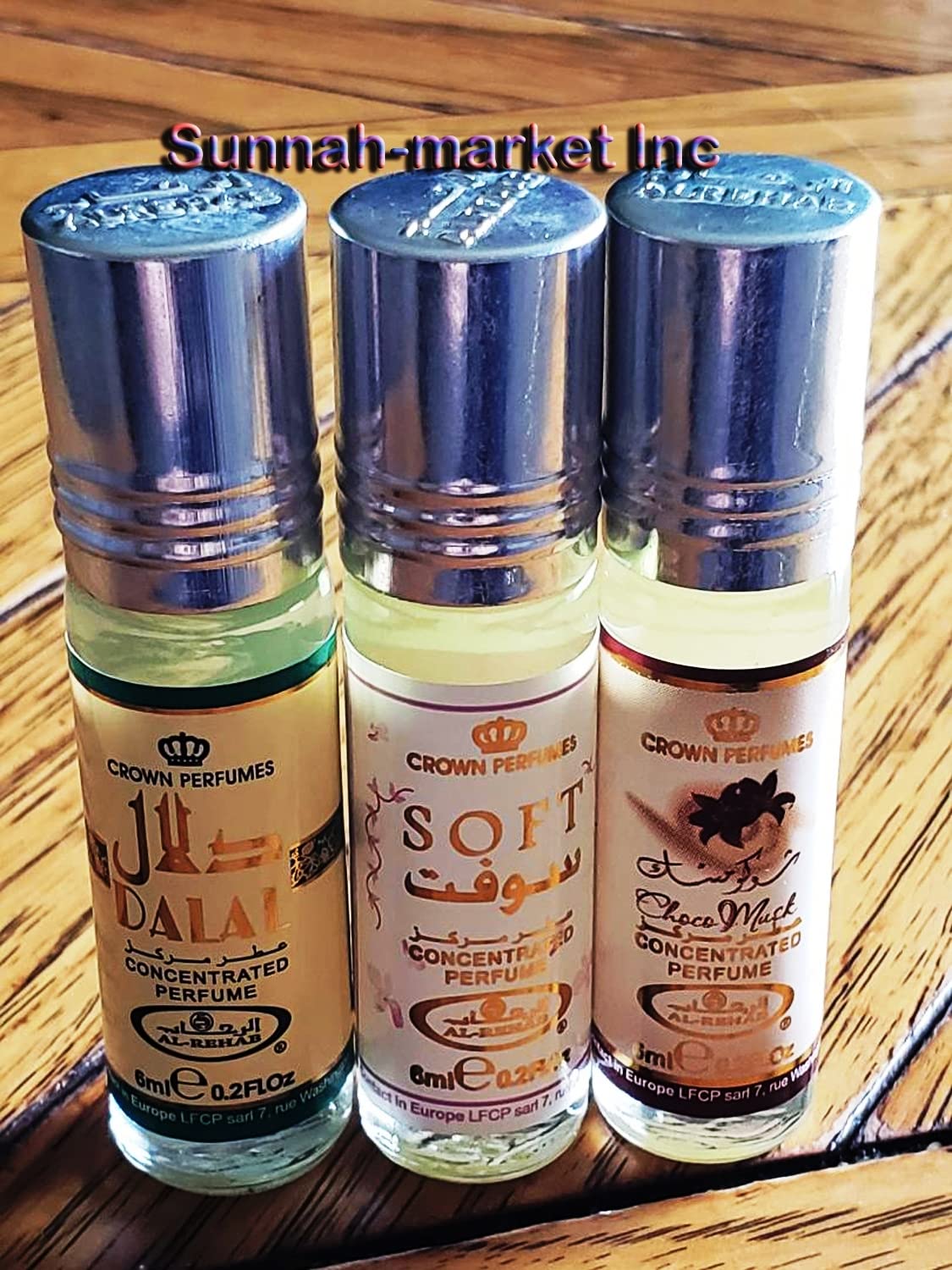 Al-Rehab Perfume Oils - Special 3-pack - Choco Musk - Soft - Dalal Beauty & Personal Care Al-Rehab