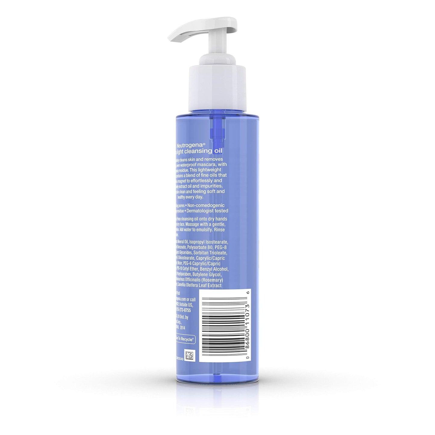 Neutrogena Ultra Light Facial Cleansing Oil & Makeup Remover, Non-Comedogenic Face Oil Cleanser to Remove Dirt, Oil, Makeup & Waterproof Mascara, 4 Beauty & Personal Care Neutrogena