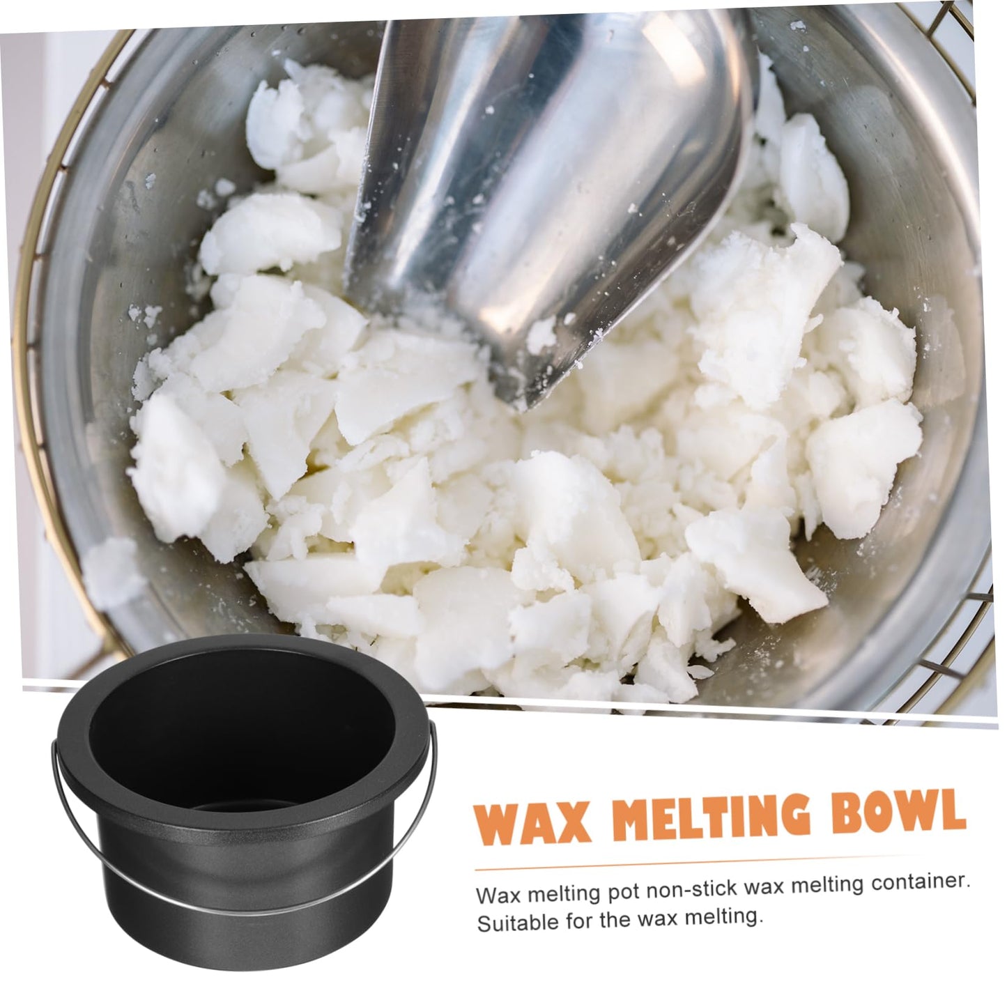 ABOOFAN 2pcs Wax Melting Container Bowl Non-stick Aluminum Inner Pot for Hair Removal Wax Heater Accessory for Home and Salon Waxing Beauty and Personal Care ABOOFAN