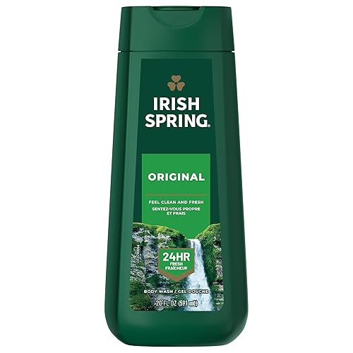 Irish Spring Mens Body Wash, Original Scented Body Wash for Men, Smell Fresh and Clean for 24 Hours, Cleans Body, Hands, and Face, Made Beauty & Personal Care Irish Spring