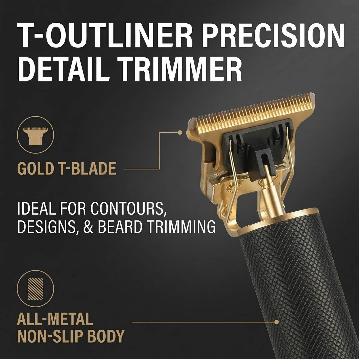 WAIKIL Barber Hair Clippers Kit for Men,Cordless Clippers with T-Blade Trimmer & Shaver,Rechargeable Hair Cutting Set with Guide Combs,Beard Grooming Beauty and Personal Care WAIKIL
