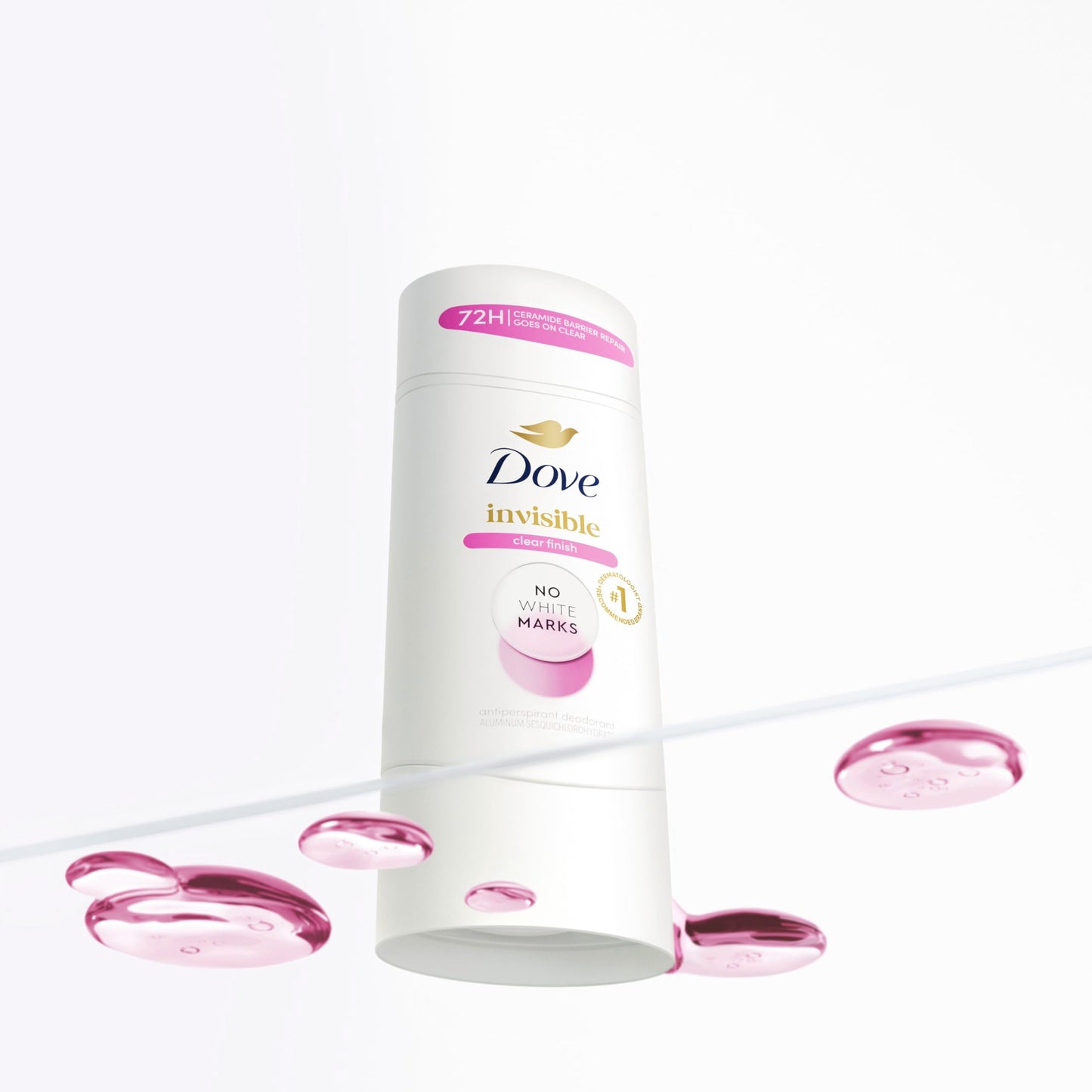 Dove Advanced Care Antiperspirant Deodorant for Women Clear Finish No White Marks 72 hour sweat and odor protection 2.6 oz Beauty and Personal Care Dove