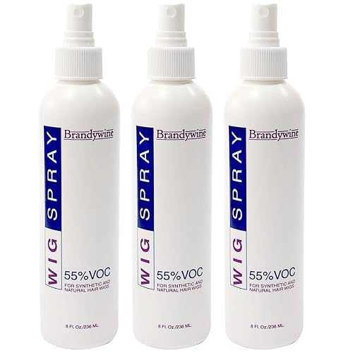 Brandywine Non-Aerosol Wig Spray for Synthetic & Natural Hair Wigs, Hairpieces & Extensions - 3 Pack Beauty & Personal Care Brandywine