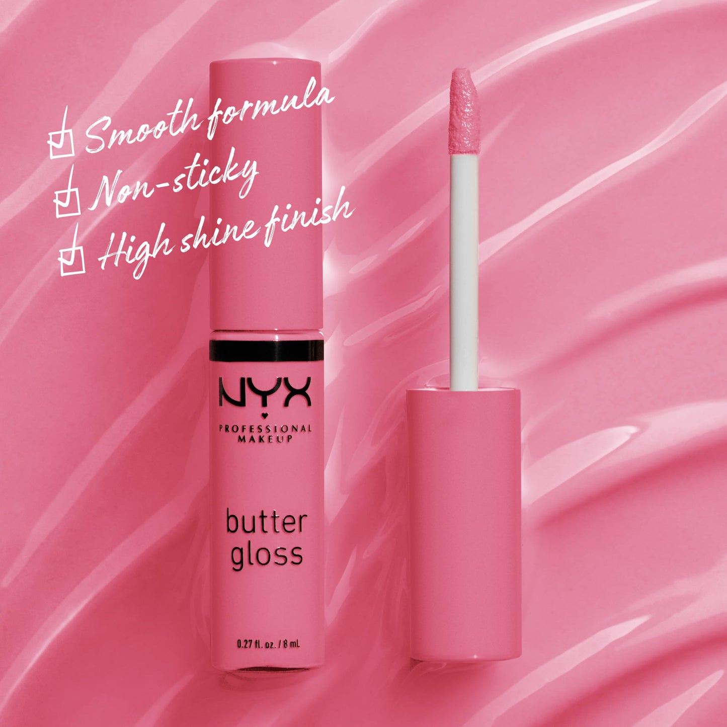 NYX PROFESSIONAL MAKEUP Butter Gloss, Non-Sticky Lip Gloss - Vanilla Cream Pie (Mauve) Beauty & Personal Care NYX PROFESSIONAL MAKEUP