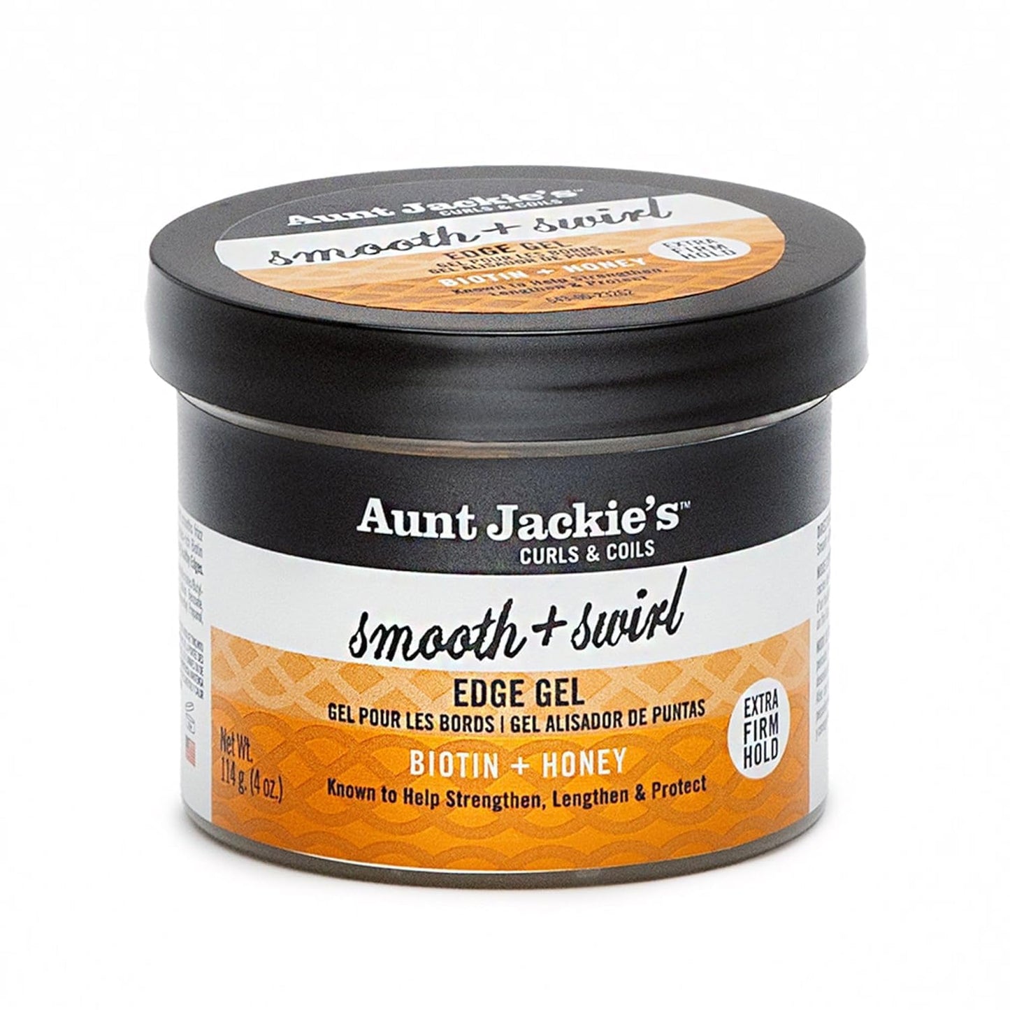 Aunt Jackie's Award-Winning Braid + Twist Collection Smooth + Swirl Edge Gel with Extra Firm Hold, 4oz Beauty & Personal Care Aunt Jackie's