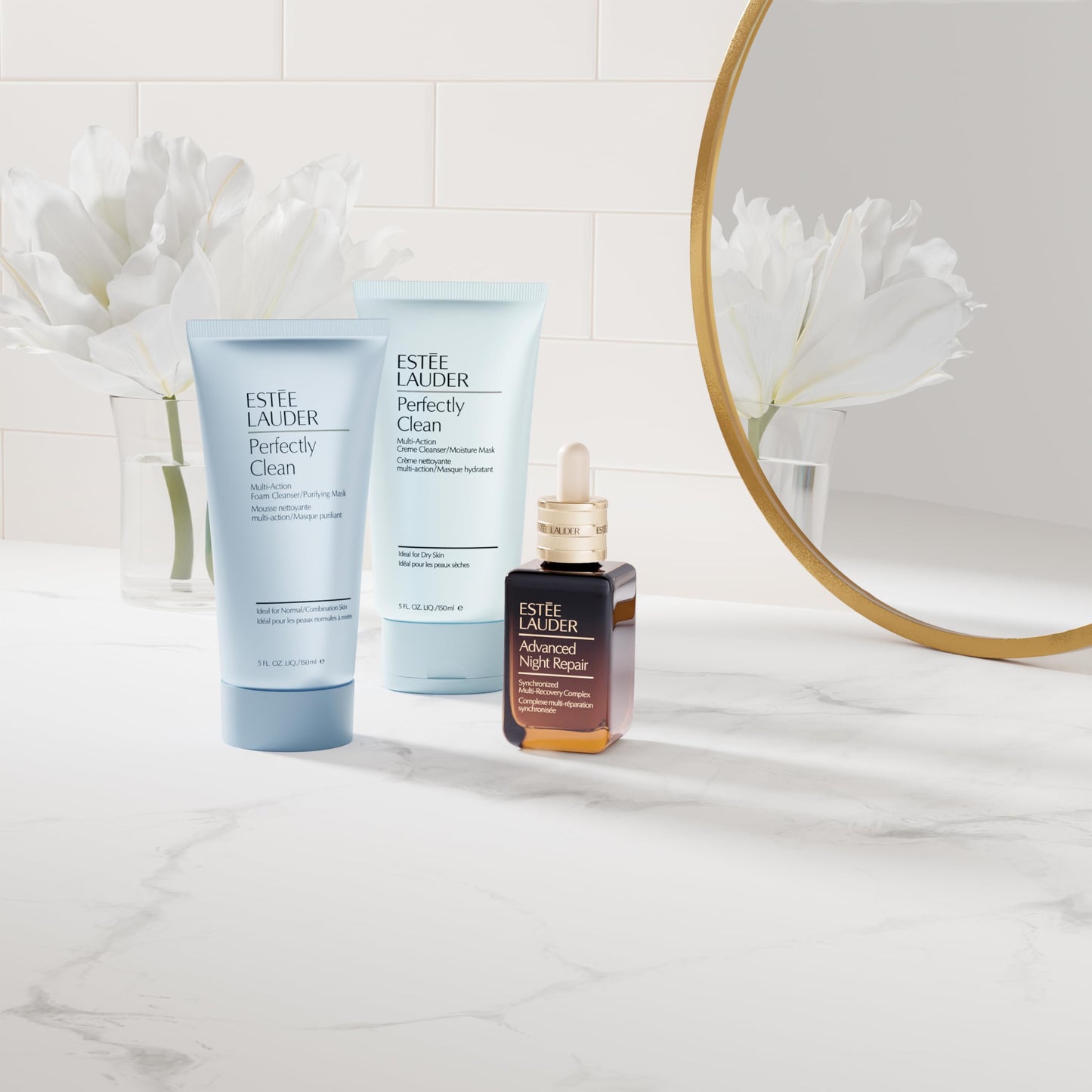Estée Lauder Perfectly Clean Multi-Action Cream Face Wash Cleanser/Moisture Mask | Ideal for Dry Skin, 5 Ounce Beauty & Personal Care Estée Lauder