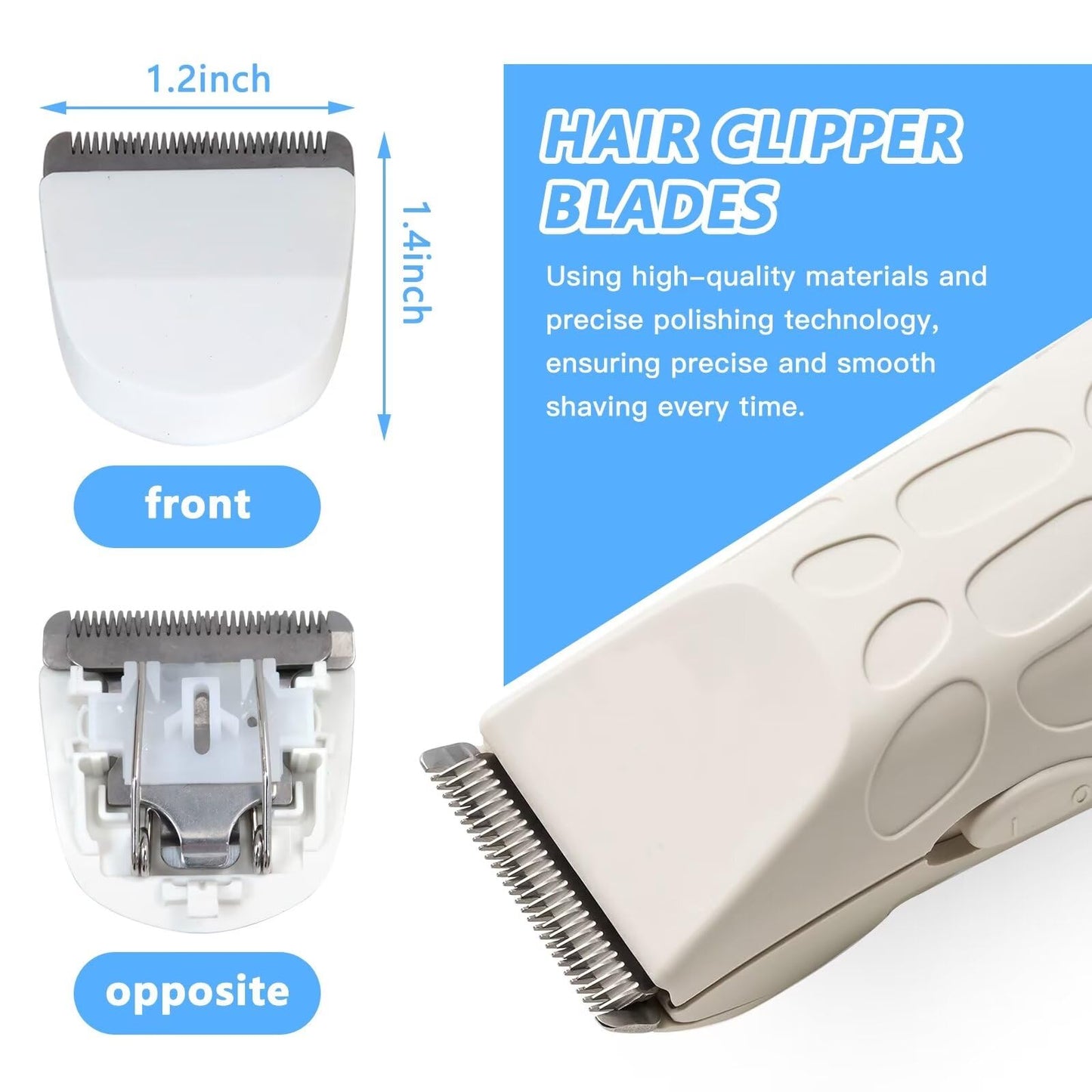 Unbrella 2Pcs Replacement Clipper Blade Compatible for Wahl Peanut Clipper Trimmer 8685, 8655, 8663, 8685-1701 Beauty and Personal Care Unbrella