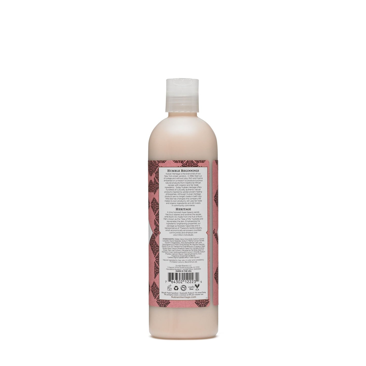 Nubian Heritage Body Wash Patchouli Beauty & Personal Care Nubian Heritage