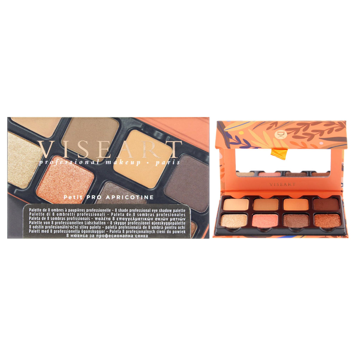 Petit Pro Eyeshadow Palette - Apricotine by Viseart Paris for Women - 0.28 oz Eye Shadow