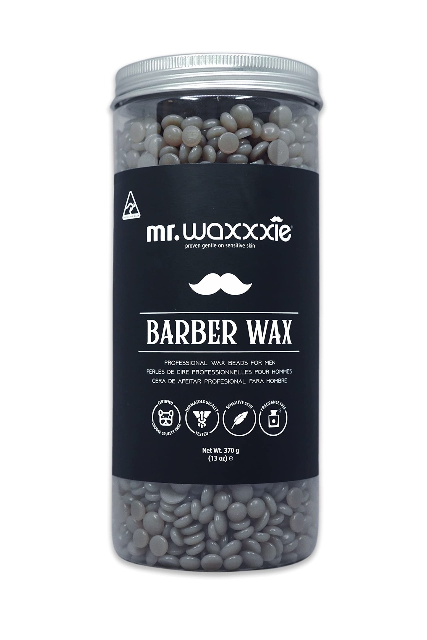 Mr Waxxxie Barber Wax Beads 370gm Salon Quality Hair Removal Designed for Men to use from the Comfort of your own Home Beauty & Personal Care Waxxxie