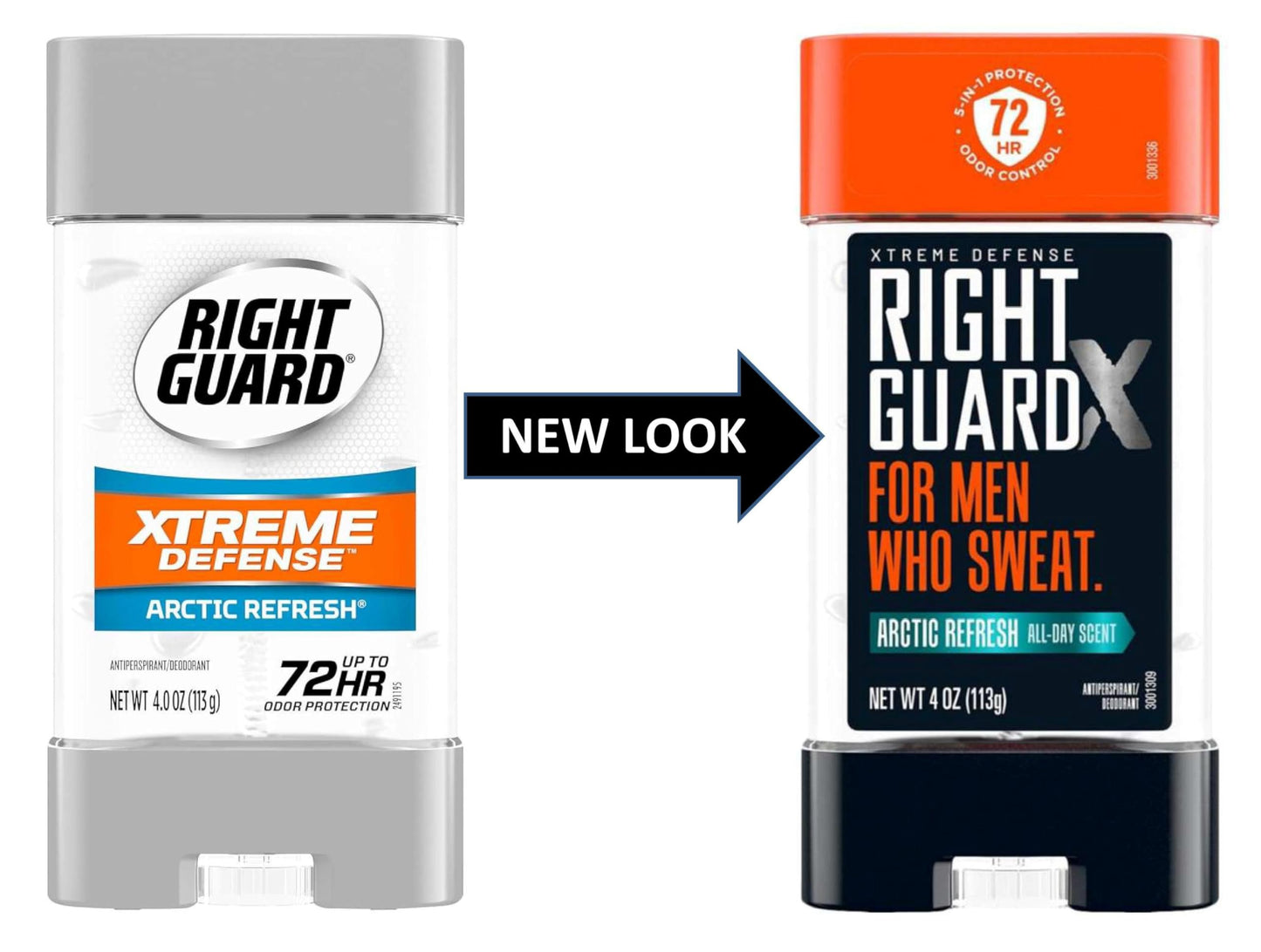 Right Guard Xtreme Defense Arctic Refresh Gel 4 Ounce Men Beauty and Personal Care Right Guard