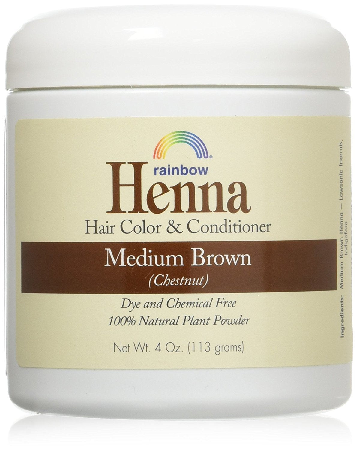 Rainbow Research Henna Persian Med Brown 4 Oz4 Beauty & Personal Care Rainbow Research