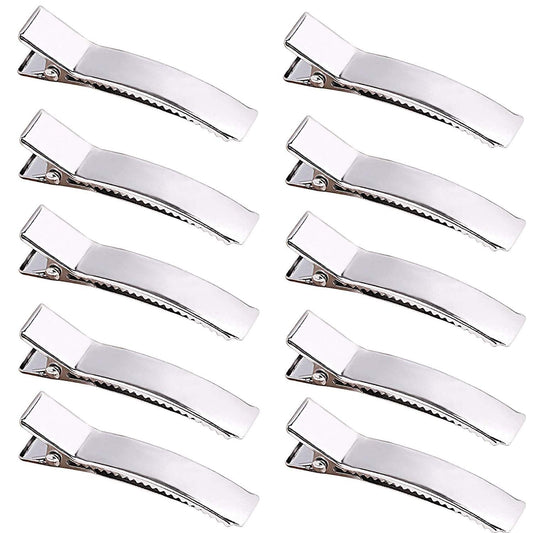 Jdesun 50 Pieces 2 Inches Alligator Hair Clips Metal Single Prong Curl Clips Hairpins Teeth Bow Hair Clips for Salon Girls Hair Styling DIY Beauty & Personal Care Jdesun