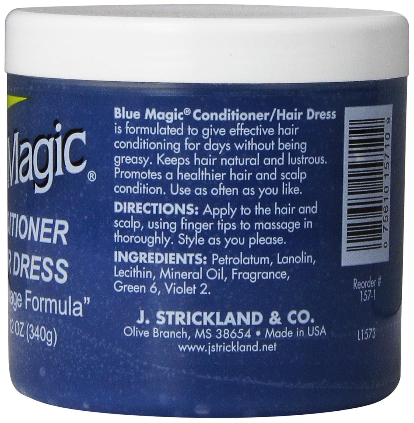 Blue Magic Conditioner Hair Dress, The Original, 12-Ounce Jar Beauty & Personal Care Blue Magic