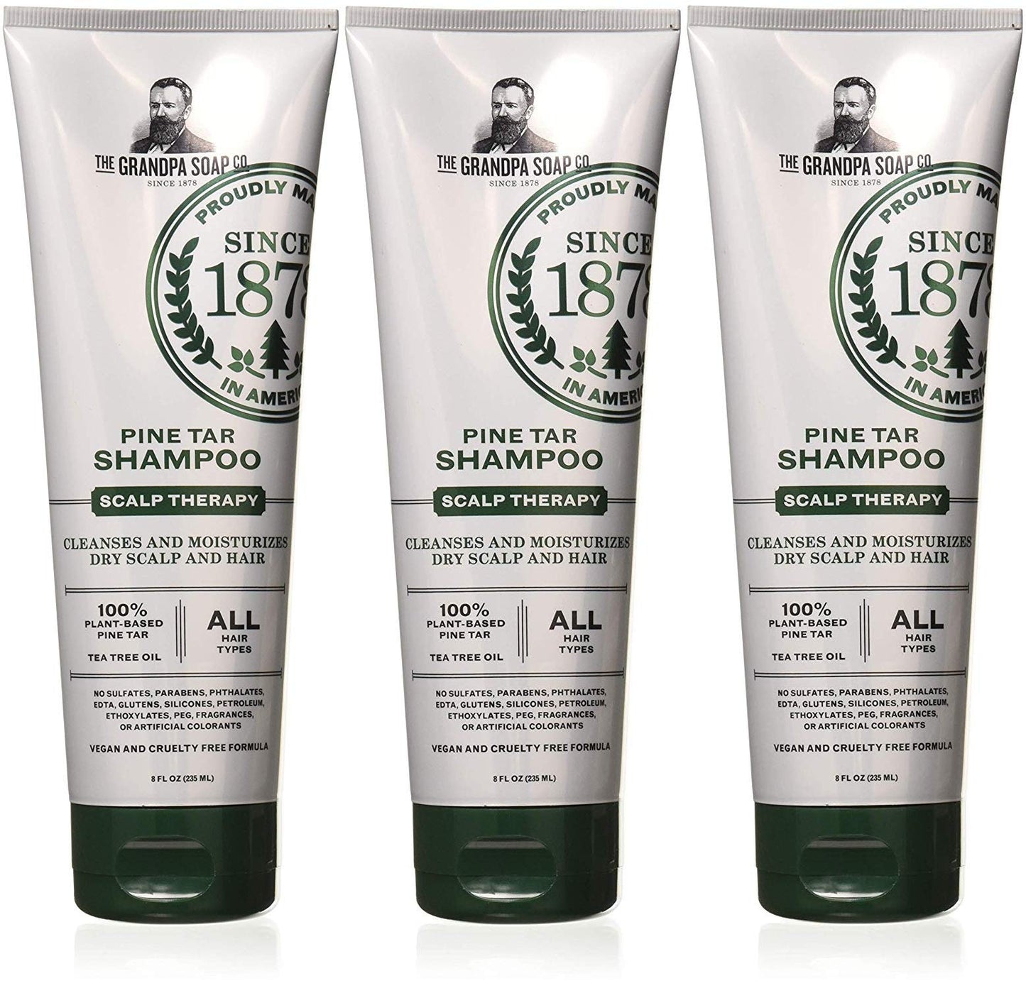 Grandpa's Pine Tar Shampoo, 8 Ounce - 3 pack Beauty & Personal Care Grandpa's