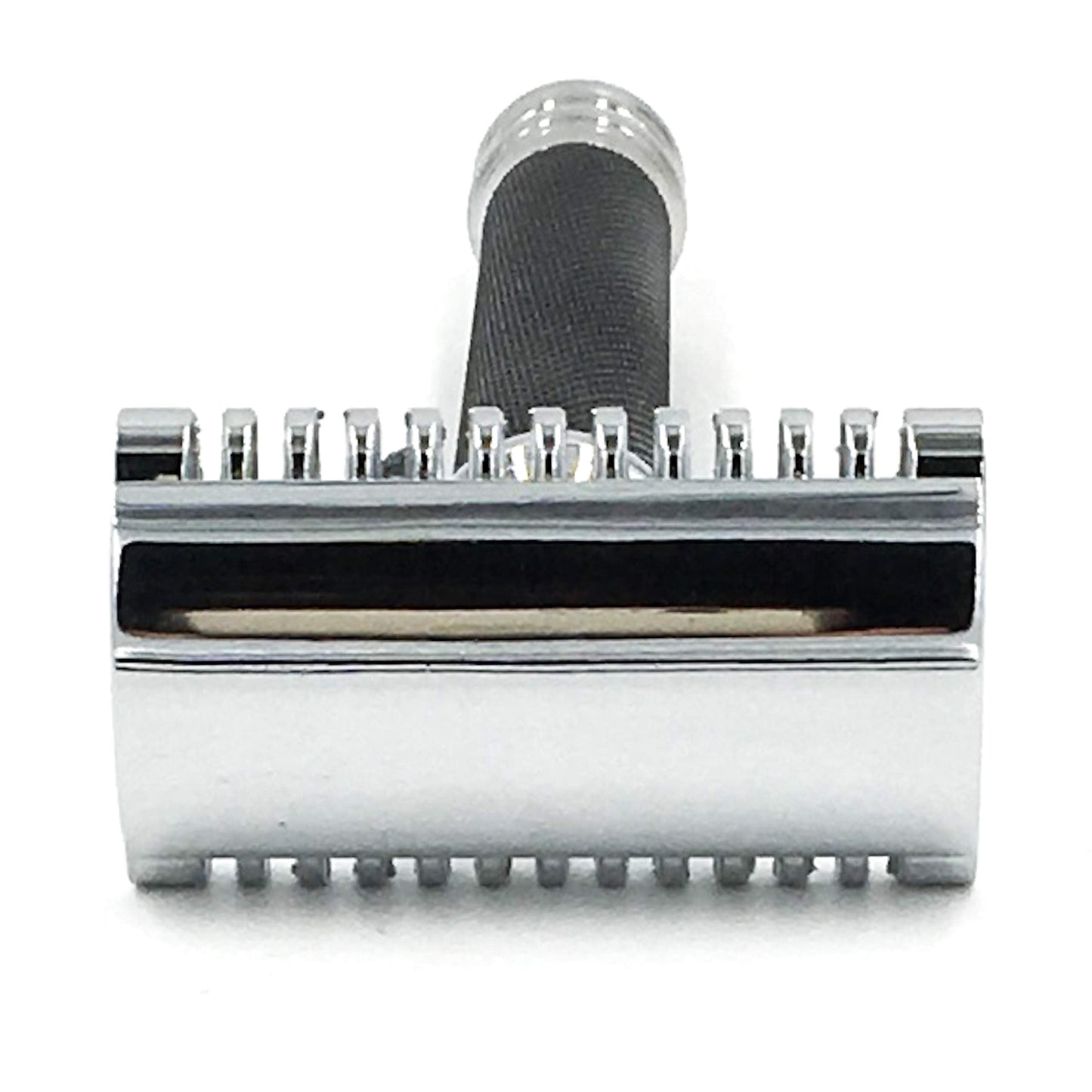 Parker Open Comb Double Edge Safety Razor - Heavyweight Chrome Handle for Closer Shaves - Includes 5 Razor Blades - Ideal for Men with Thick or Coarse Beauty and Personal Care Parker Safety Razor