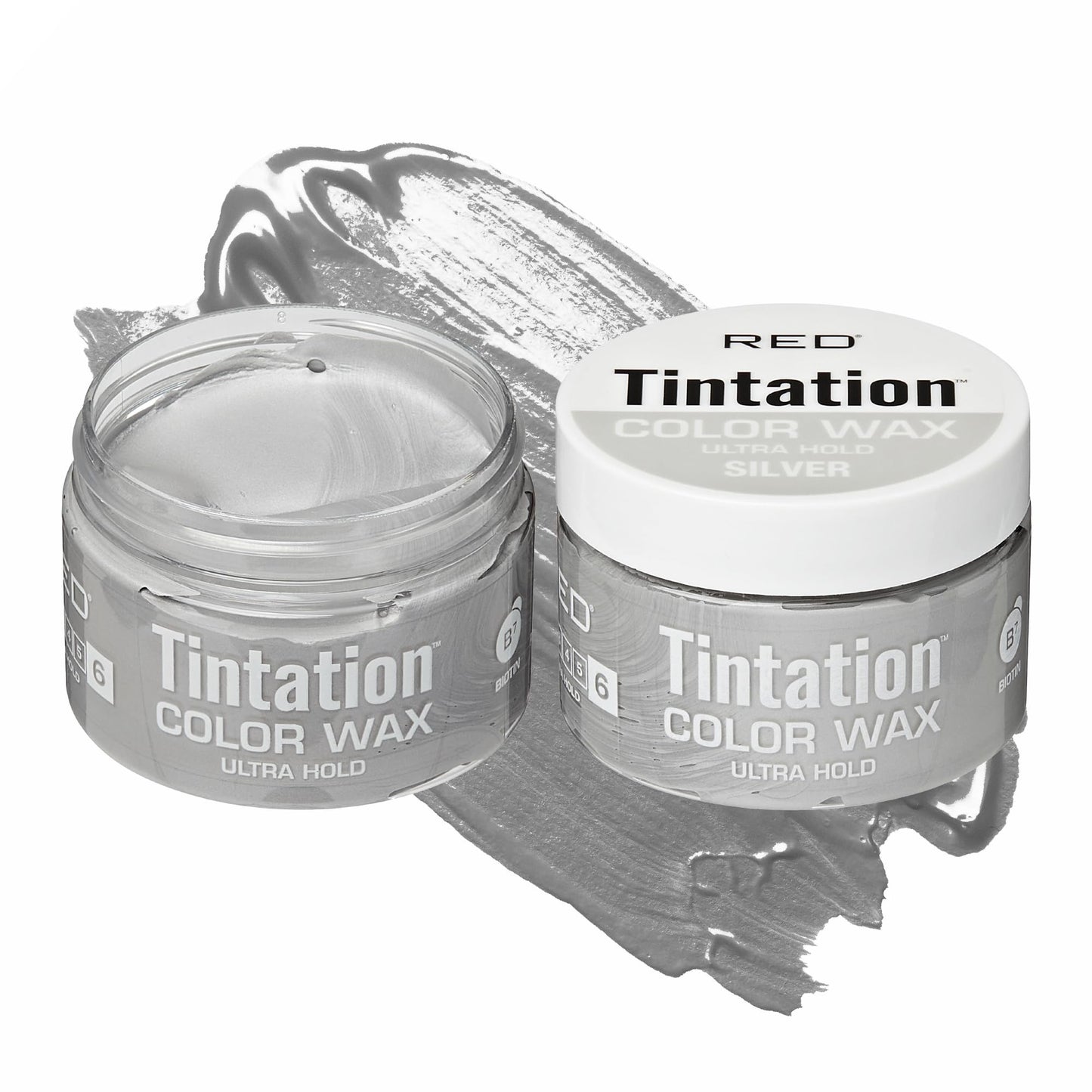 Red by Kiss Tintation Temporary Hair Color Wax - Vivid Instant Color, Ultra Hold, Water & Sweat Resistant, Curly Hair Safe, Non-Drying & Damage-Free Beauty & Personal Care Red by Kiss