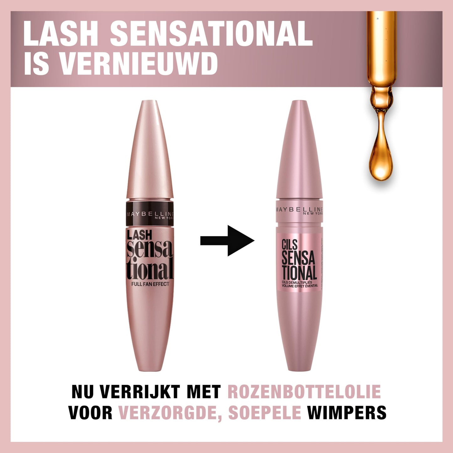 Maybelline Lash Sensational Washable Mascara, Lengthening and Volumizing for a Full Fan Effect, Very Black, 1 Count Beauty & Personal Care MAYBELLINE