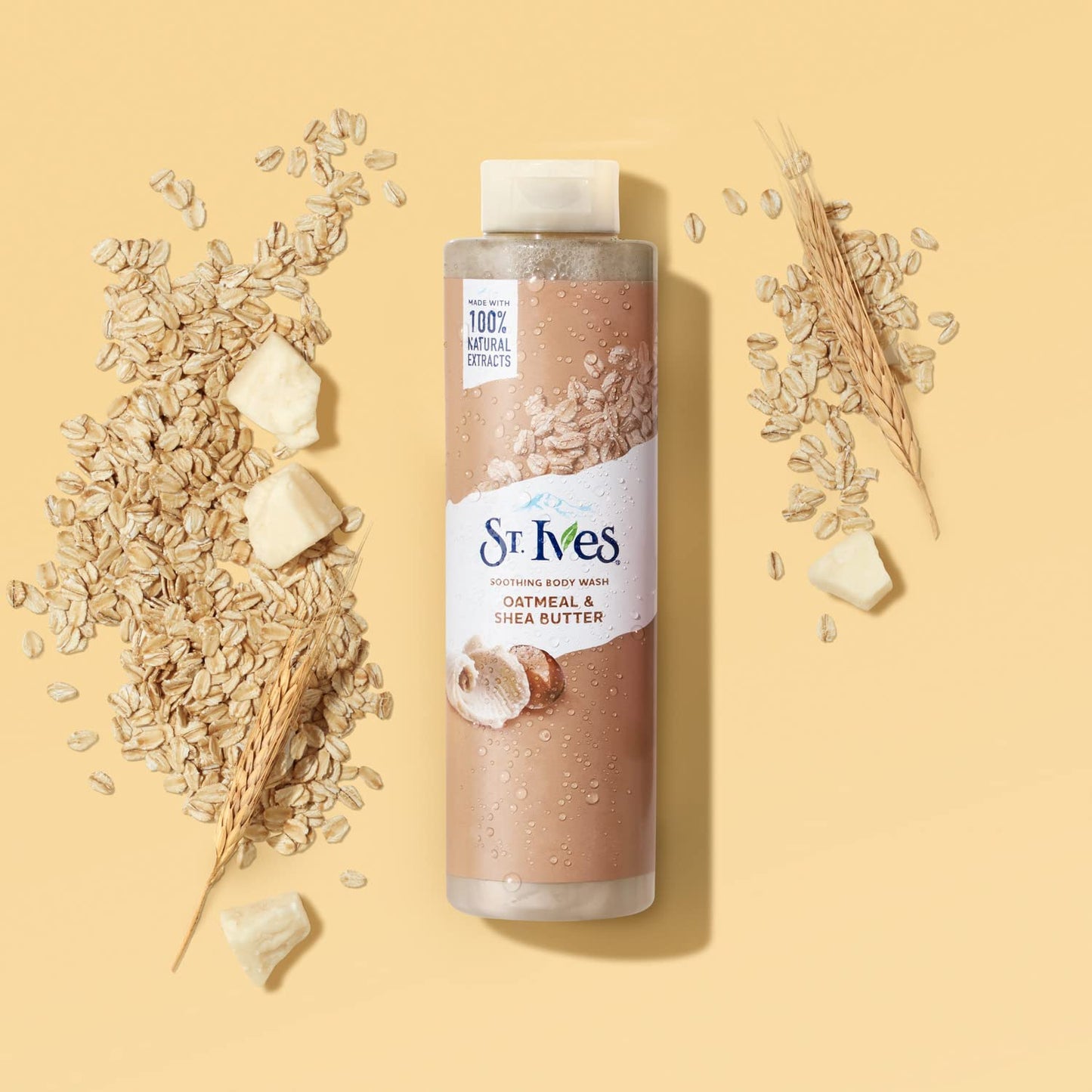St Ives Body Wash 16 Ounce Oatmeal and Shea Butter (473ml) (Pack of 3) Beauty & Personal Care St. Ives