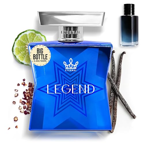 Eternal Fragrance - Scent Eternal Legend - 3.4 oz (100ml) - EDP - Long-lasting - Vegan - Clean Ingredients - Designer Inspired Cologne Spray for Men Beauty & Personal Care Eternal Fragrance