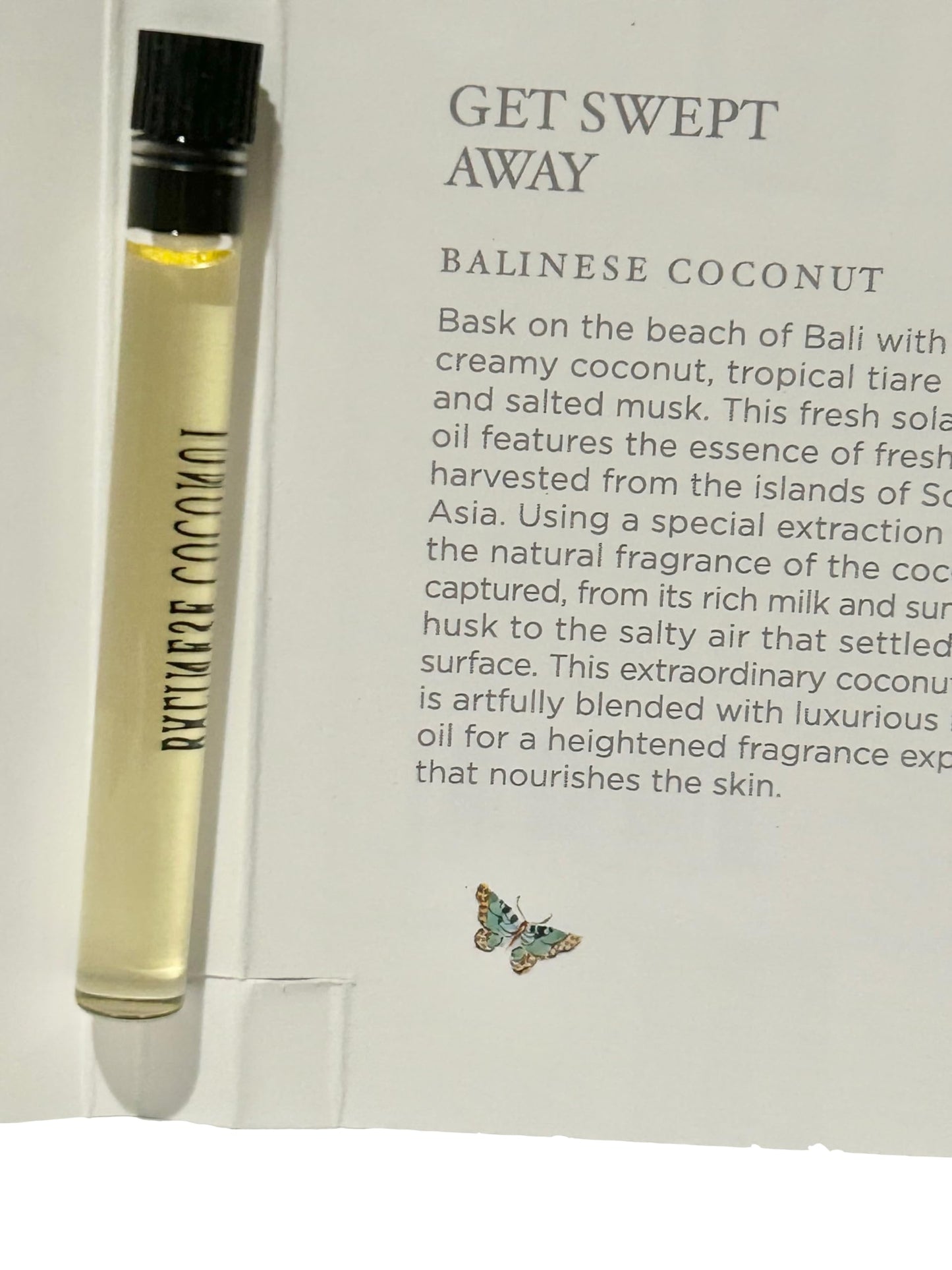 NEST Balinese Coconut Sample Perfume Oil Parfum 1.5 ml / 0.05 fl.oz - Vial SPLASH ON/DABBER Set of 3 Vials (3543) Beauty & Personal Care NEST New York