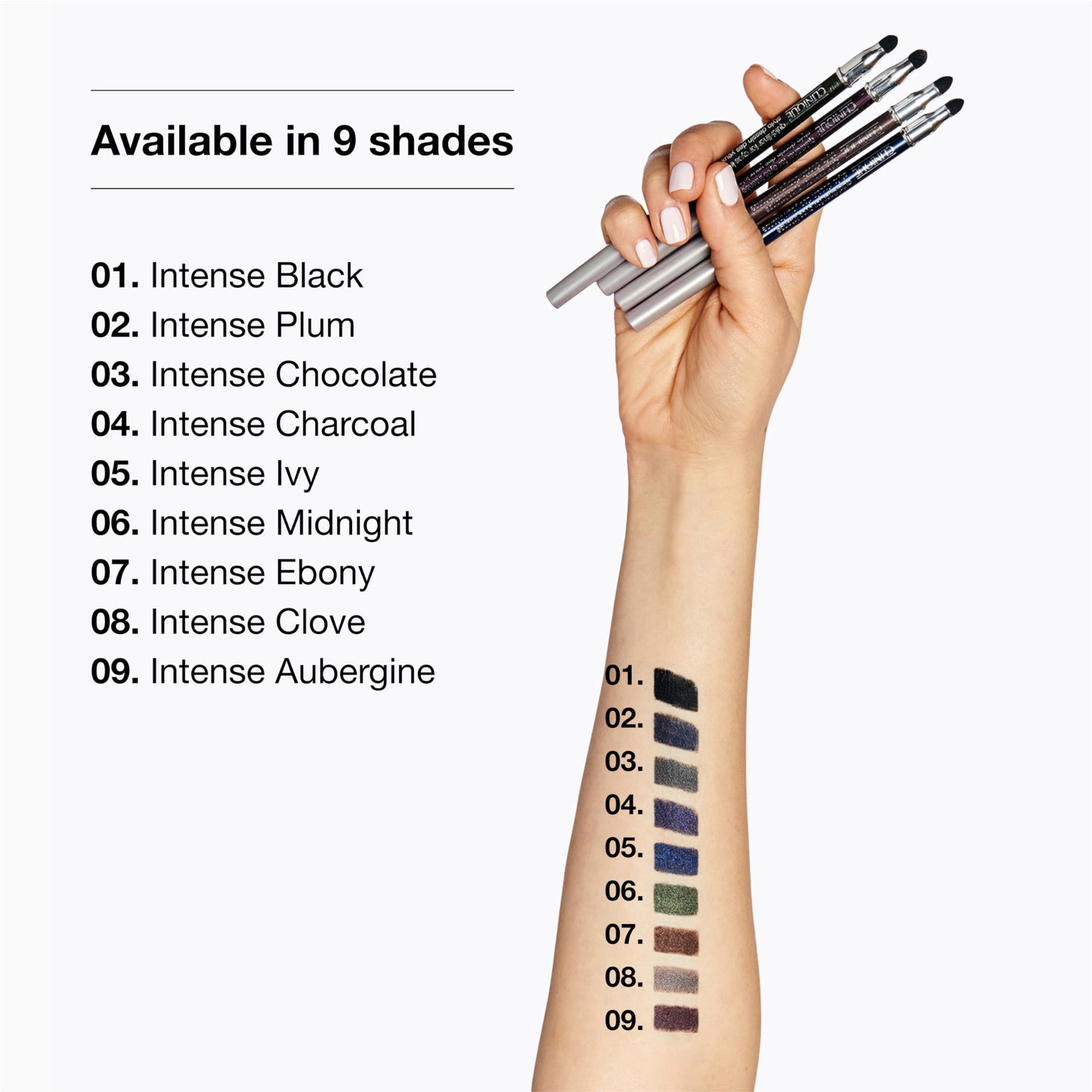 Clinique Quickliner For Eyes Intense Eyeliner Pencil | Water Resistant, Smudge Resistant + Safe For Sensitive Eyes, Intense Black Beauty and Personal Care Clinique