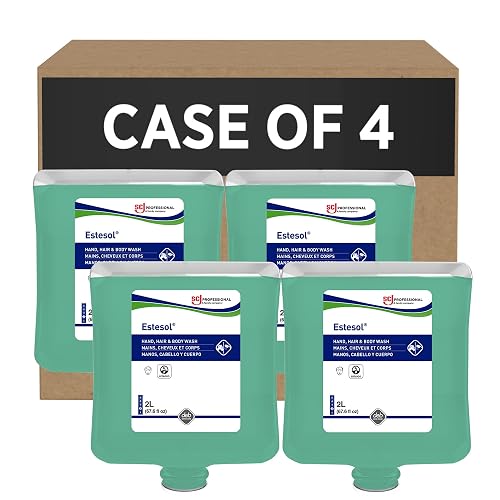 SC Johnson Professional Estesol Hand, Hair & Body Cleaner, 2 Liter Cartridge, 4 Count, for Professional Use Only Beauty & Personal Care SC Johnson Professional