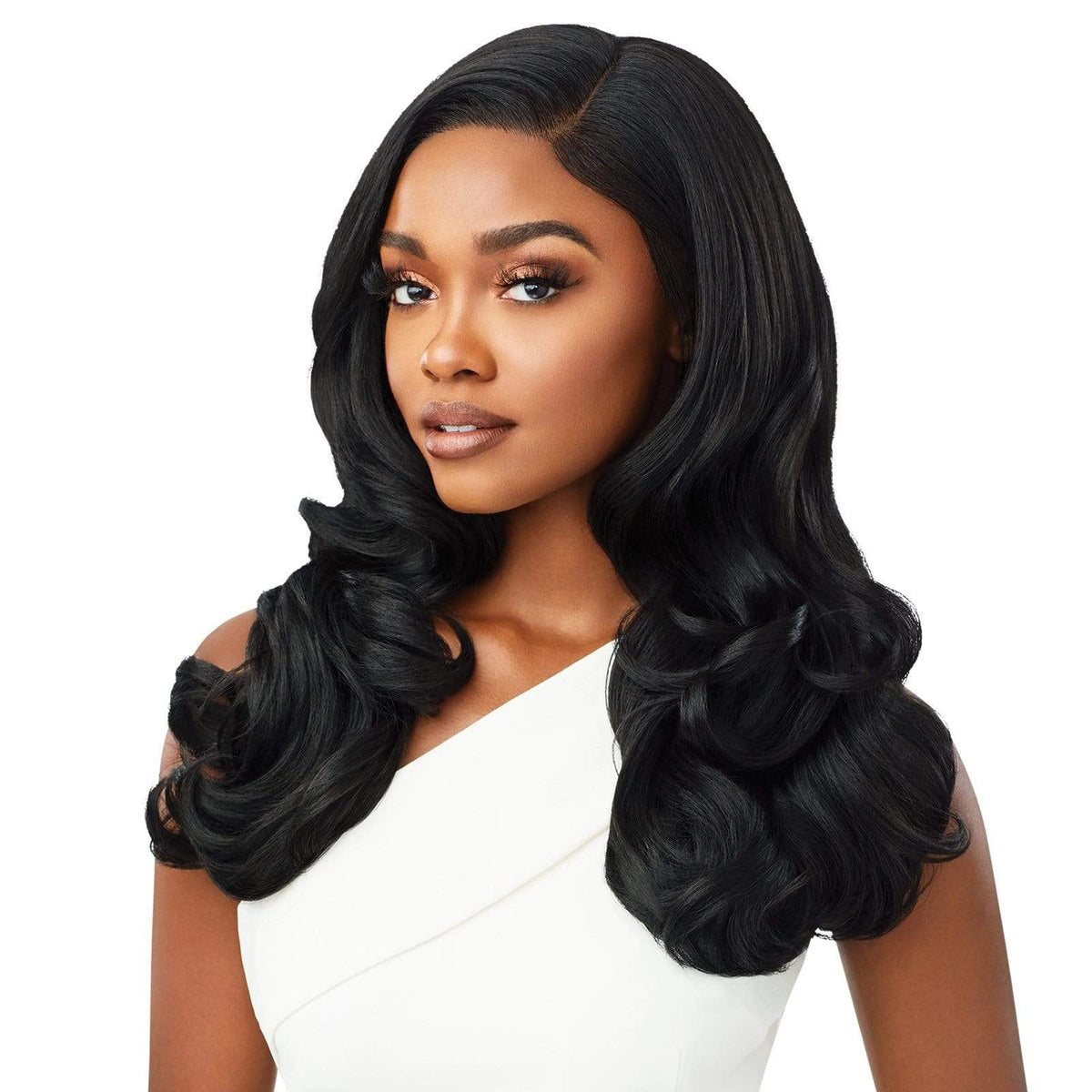 Outre melted Hairline Lace Front Wig Frontal Effect Hairline HD Transparent Lace HARPER (DRFF4/HAZHN)