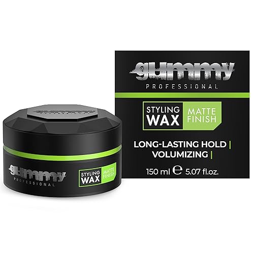 Gummy Professional Hair Wax for Men & Women - Strong Hold Matte Finish Styling - Flexible Hair Product for Long-Lasting Hold, Grooming, Beauty & Personal Care Gummy