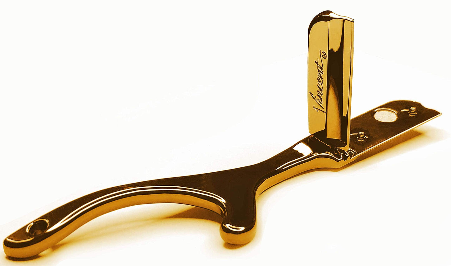 Vincent Weasel Razor in association with VanDaGoat (Gold -Left Handed) Beauty and Personal Care Vincent