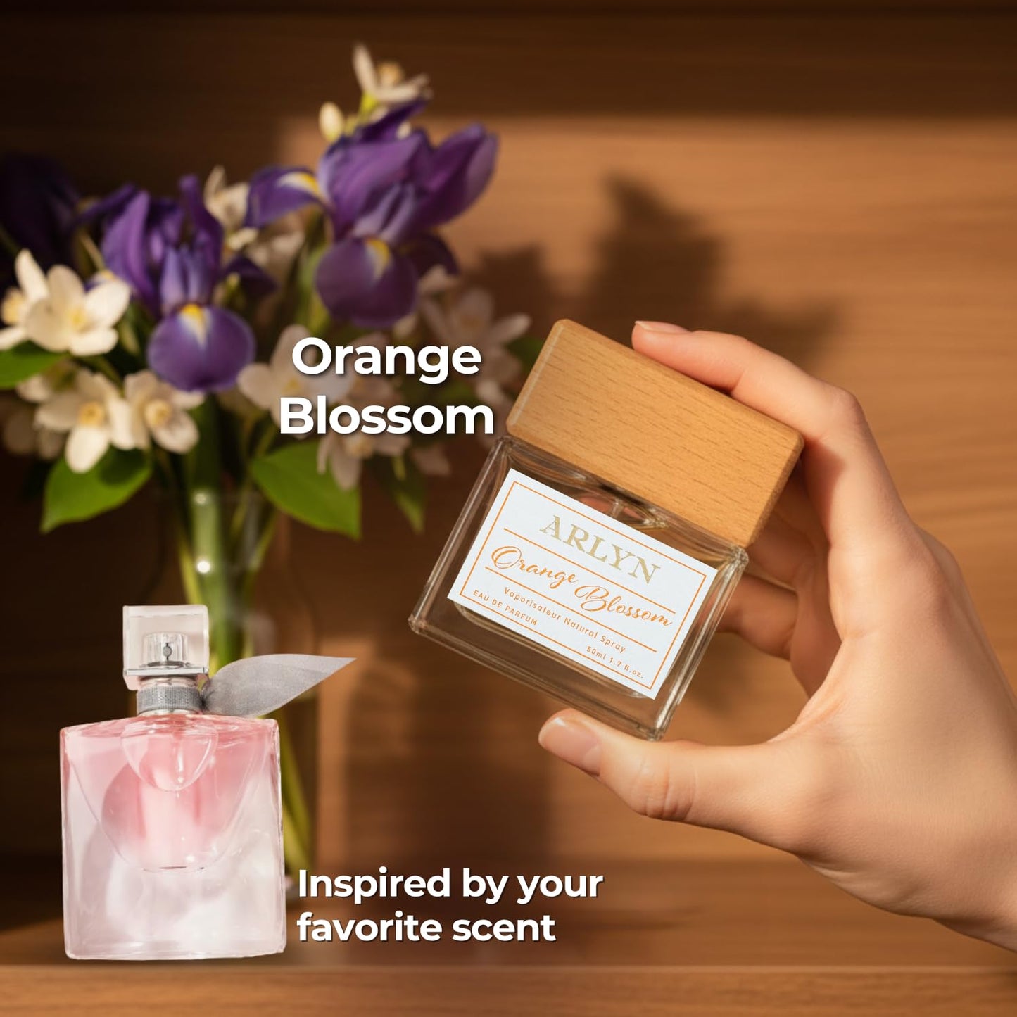 ARLYN Orange Blossom Eau De Parfum Inspired by Lan.come La Vi.e Es.t Bell.e, Long-Lasting Perfume for Women, Vegan & Eco-Conscious with Clean Beauty & Personal Care ARLYN BY BELLEVUE PARFUMS