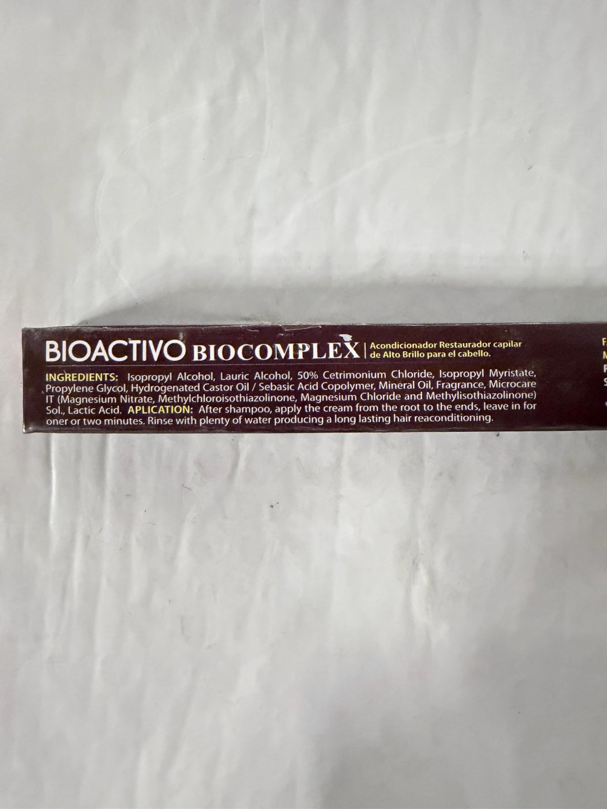 Bio Complex Dominican Hair Product Ampoulle .61oz - 1 Ampoule