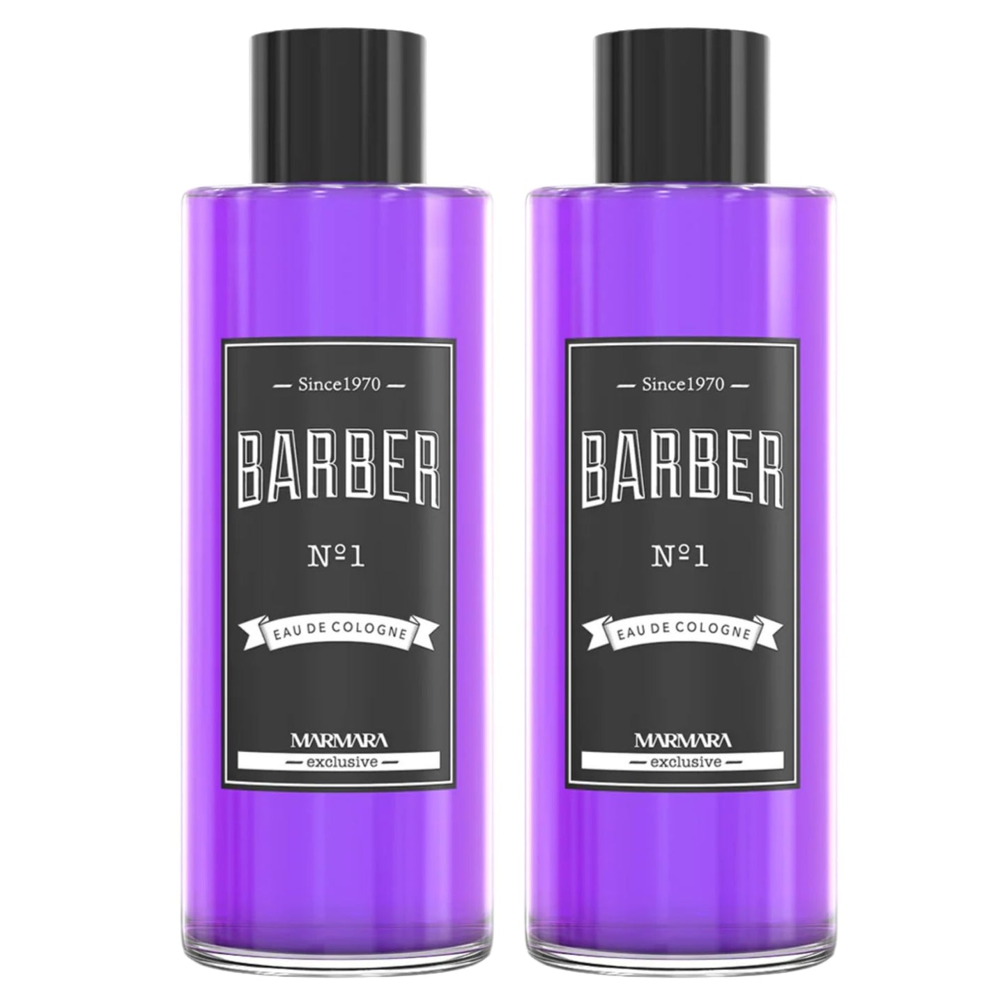 Marmara Barber Cologne - Best Choice of Modern Barbers and Traditional Shaving Fans (No 1 Purple, 500ml x 2 Bottles) Beauty & Personal Care barber marmara