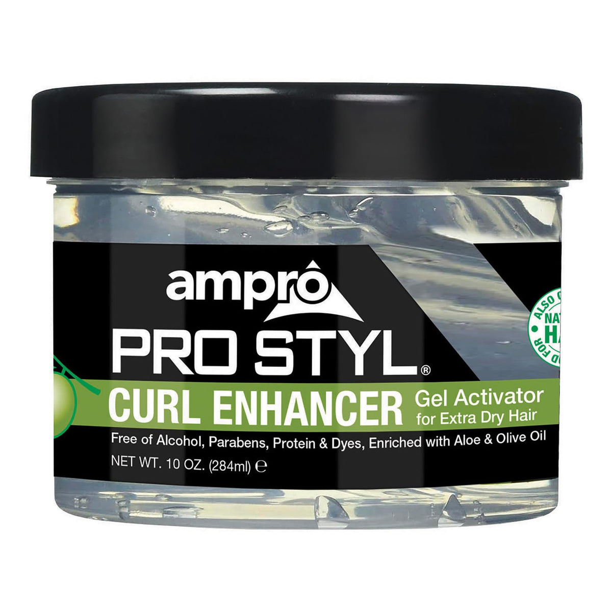 AmPro Pro Styl Curl Enhancer - Gel Activator with Olive Oil to Moisturize and Define Coils and Waves - Helps Protect and Hydrate Hair Shaft - Tames Beauty & Personal Care AmPro