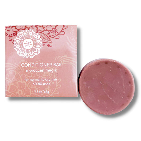 Honeybee Gardens Conditioner Bar, Moroccan Magik, Eco-Friendly, Nourishing, For All Hair Types, 2.3 oz Beauty & Personal Care Honeybee Gardens